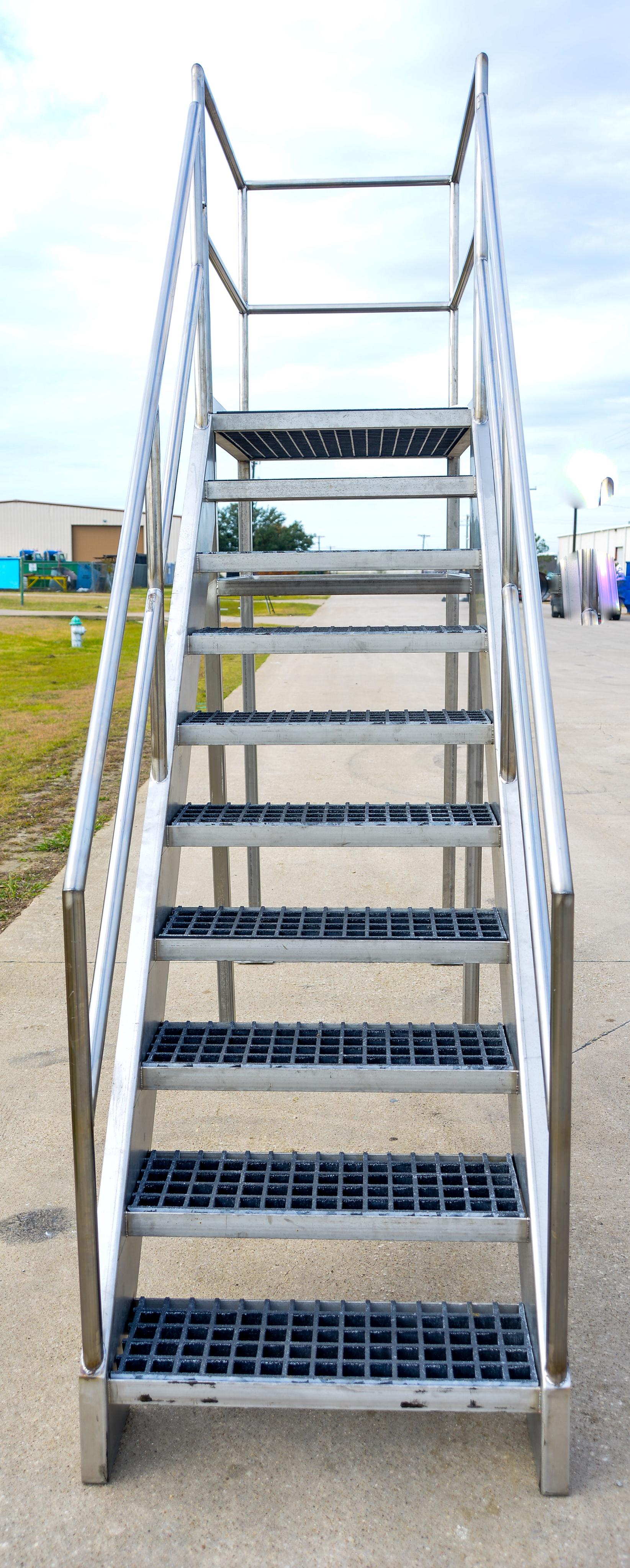 Access Stairs for J.May Equipment Mixing System